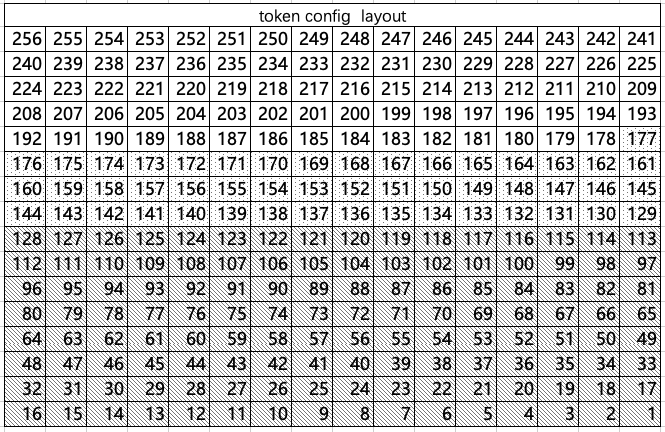 Token Config Bit Layout